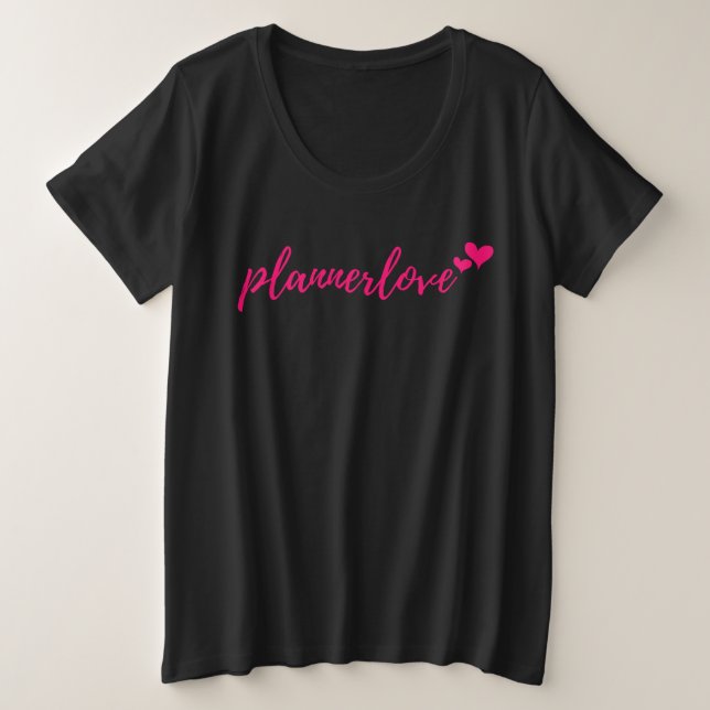 Pièce en t de Plannerlove - plus (Design devant)