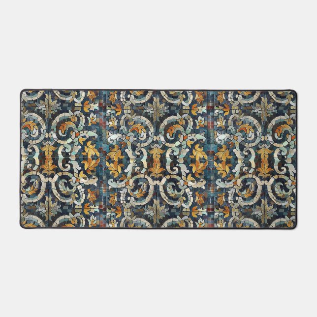 Pièce maîtresse en carrelage méditerranéen (Recto)