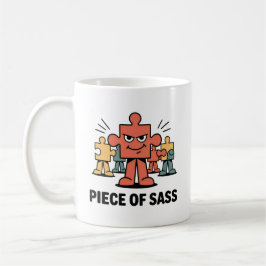 Piece of Sass Mug – Bold & Funny Puzzle Lover Gift Kaffeetasse