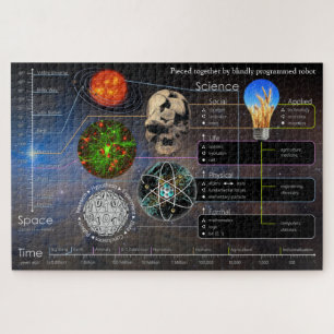 Pieced Together by Robot 1014 Piece Jigsaw Puzzle