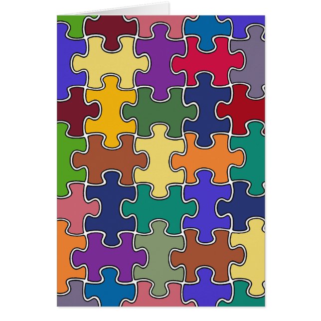 pièces de puzzle couleur (Devant)