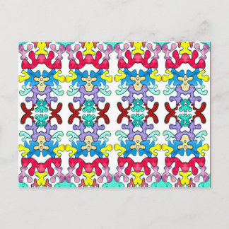 Pièces de puzzle une carte postale