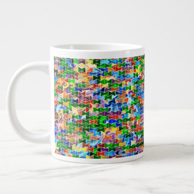 Piecewise Bowties Swirl 20oz Tasse (Links)