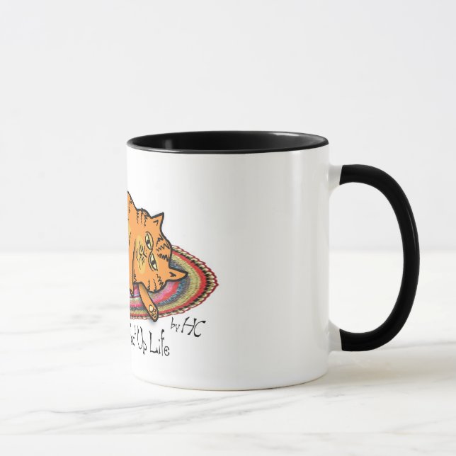 Pied droit vers le haut de tasse de la vie (Droite)
