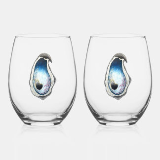 Pied Verre à vin sans oyster - 2 set