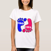 Pieds anti-avortement de T-shirt