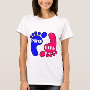 Pieds anti-avortement de T-shirt