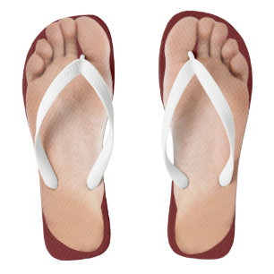 Pieds nus, tongs adultes