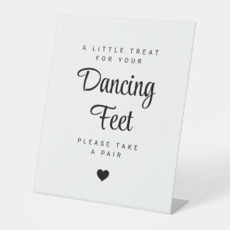 pieds qui dansent panneaux de fête de mariage,pied