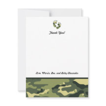 Pieds verts de notes de Merci de baby shower de