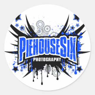 Piehouse Six Fotoaufkleber Runder Aufkleber