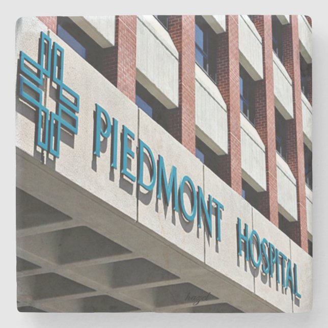 Piemont Hospital Atlanta, Piemont Hospital Steinuntersetzer (Vorderseite)