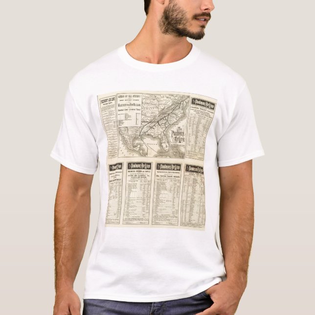 Piemont-Luftverkehrslinie T-Shirt (Vorderseite)