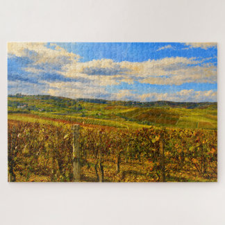 Piemont Weinberg Landschaft Puzzle