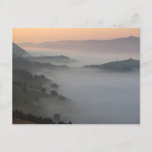 Pieninische Berge Sonnenaufgang Postkarte