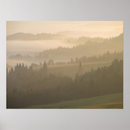 Pieniny Nebel Poster