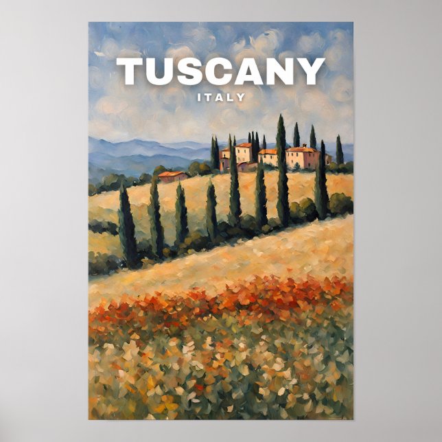 Pienza Tuscany Poster (Vorne)
