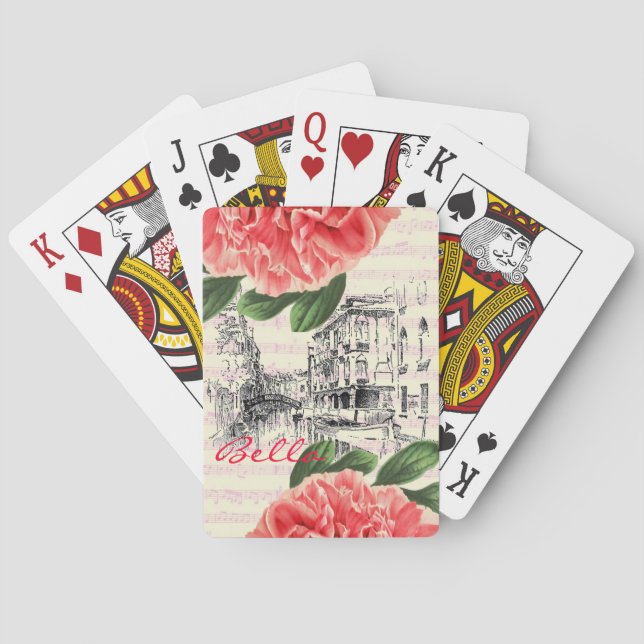 Piepferde von Bella Italy Spielkarten (Rückseite)
