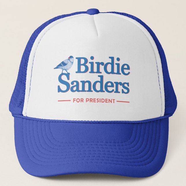 Piepmatz-Bernie-Sandpapierschleifmaschinen Truckerkappe (Vorderseite)