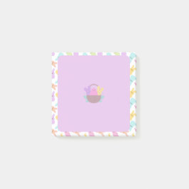 Pieptöne in einem Korb Post-it Klebezettel