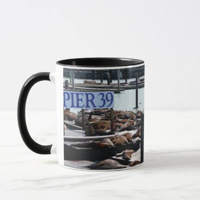 Pier 39 Seelöwen Tasse (Links)