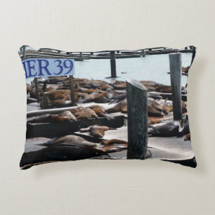 Pier 39 Seelöwen Zierkissen