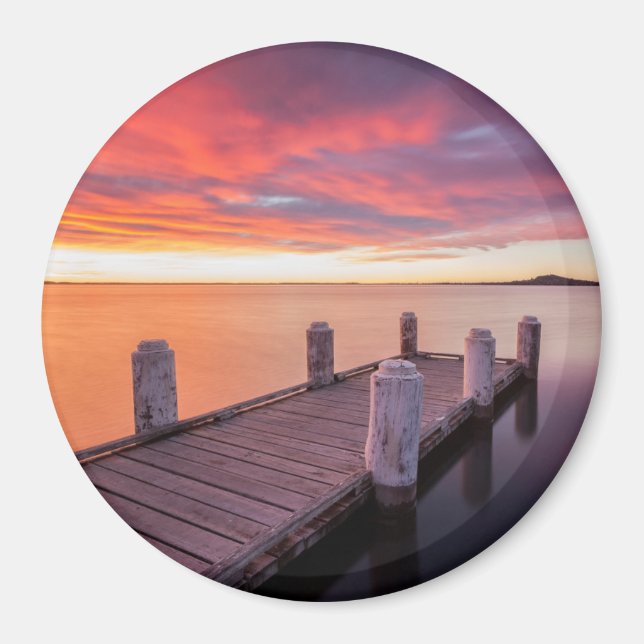Pier am Illawarra-See Magnet (Vorne)