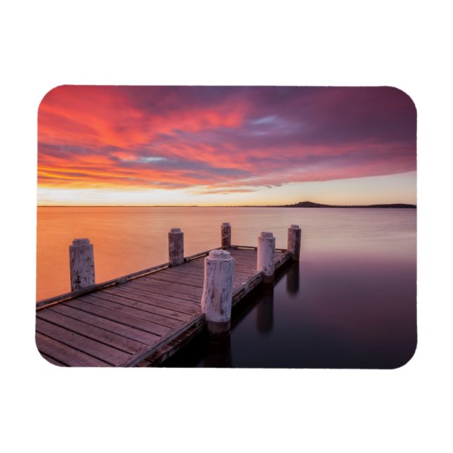 Pier am Illawarra-See Magnet (Horizontal)