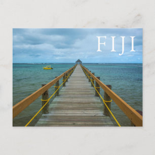 Pier an der Korallenküste, Fidschi Postkarte