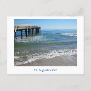 Pier bei St. Augustine Postcard Postkarte