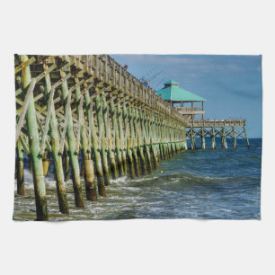 Pier Fishing Geschirrtuch