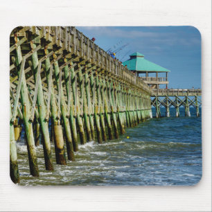 Pier Fishing Mousepad