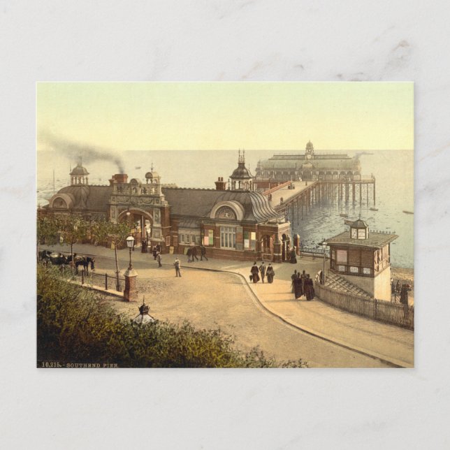Pier I, Essex, England Postkarte (Vorderseite)