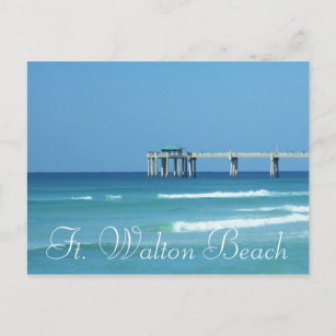 Pier in Fort Walton Beach, Florida Postkarte