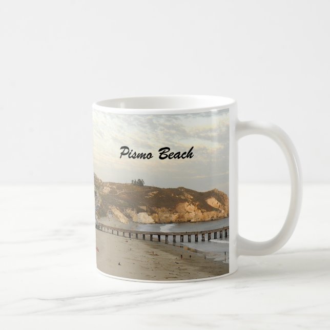 Pier in Pismo Beach California Foto Kaffeetasse (Rechts)