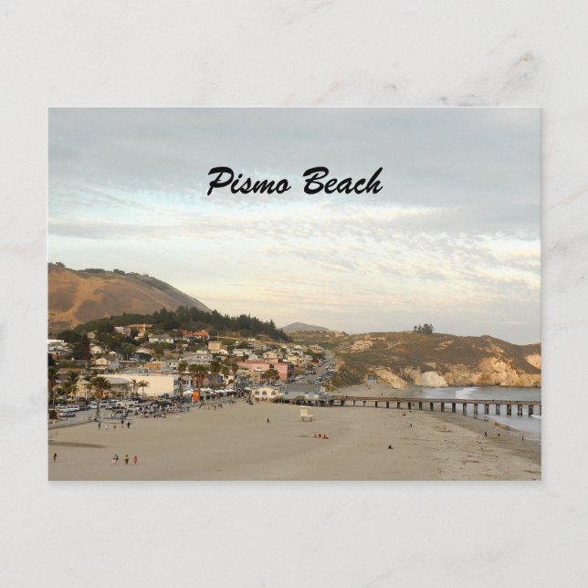 Pier in Pismo Beach California Foto Postkarte (Vorderseite)