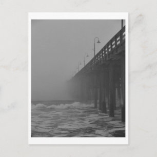 Pier nebel-2 postkarte