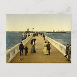 Pier Ostende Belgien Postkarte