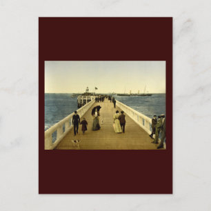 Pier Ostende Belgien Postkarte