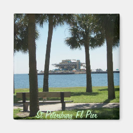 Pier St. Petersburg Florida Magnet
