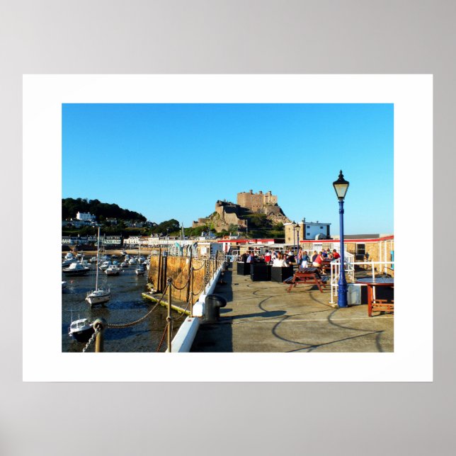 Pier und Schloss Gorey Jersey Poster (Vorne)