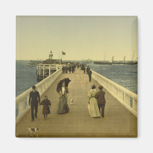 Pier von Ostende, Westflandern, Belgien Magnet