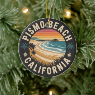 Pier von Pismo Beach, Kalifornien Keramik Ornament