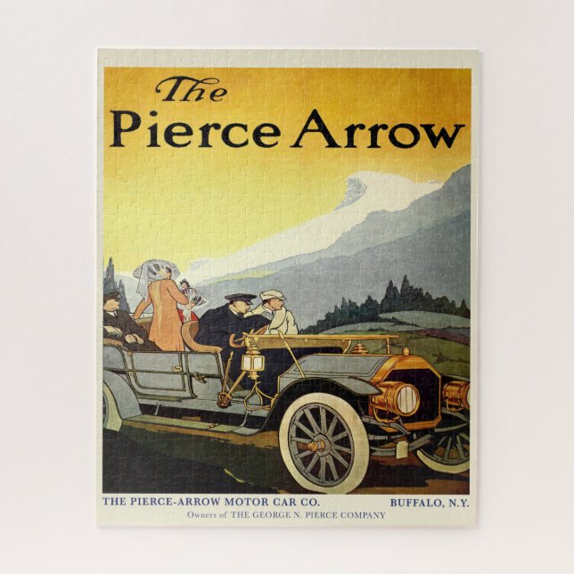 Pierce Arrow Vintage Car Advertising (Vertikal)