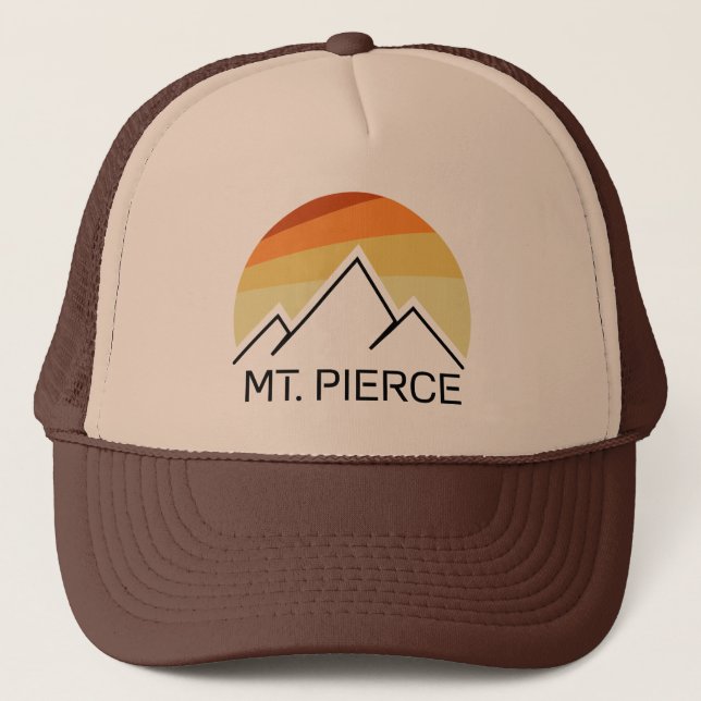 Pierce New Hampshire Retro Truckerkappe (Vorderseite)