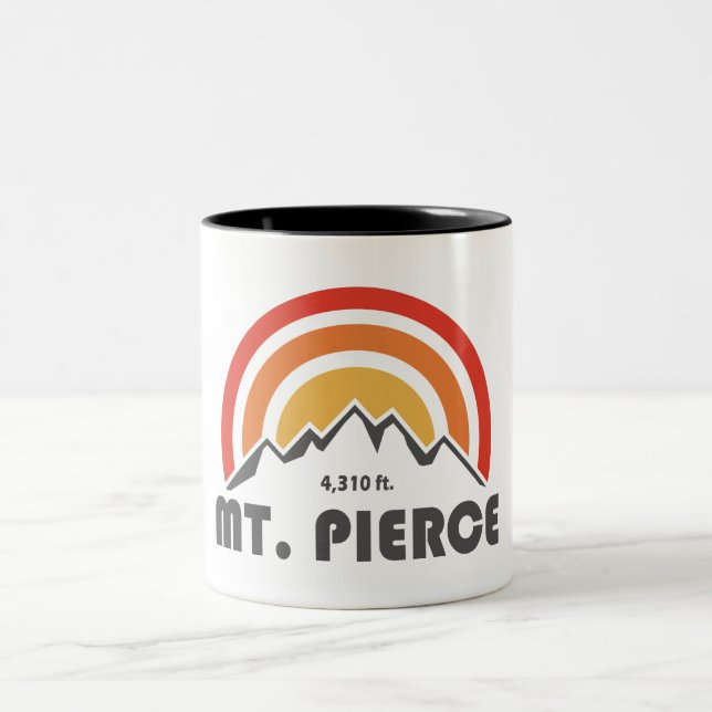 Pierce New Hampshire Zweifarbige Tasse (Mittel)