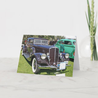 Pierce-Pfeil-Automobil-Gruß-Karte 1934 Karte