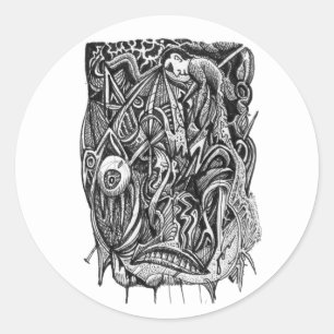 Pierced, by Brian Benson, Aufkleber