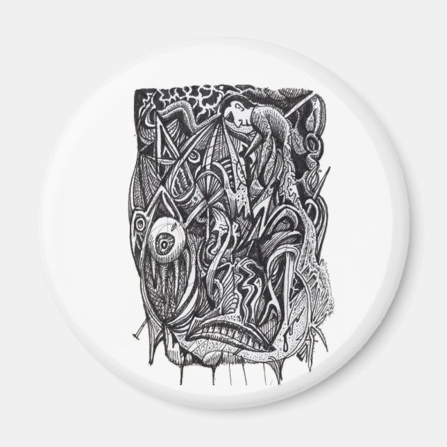 Pierced, by Brian Benson Magnet (Vorne)