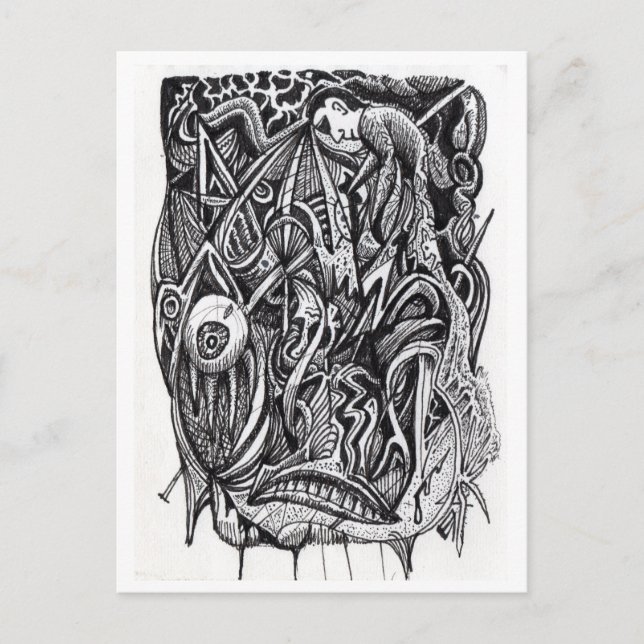 Pierced, by Brian Benson Postkarte (Vorderseite)